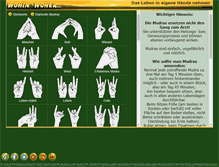 Tablet Screenshot of mudras.wohin-woher.com